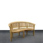 BANANA TEAK GARDEN BENCH - Image 2