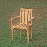 CLASSIC TEAK GARDEN STACKING CHAIR - Image 2