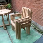CLASSIC TEAK GARDEN STACKING CHAIR - Image 3