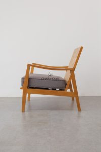 Teak Rattan Lounge Chair (2)