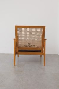 Teak Rattan Lounge Chair (3)