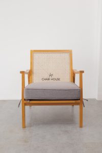 Teak Rattan Lounge Chair (4)